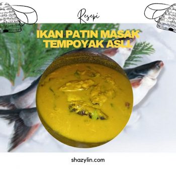 Ikan Patin Masak Tempoyak Asli.