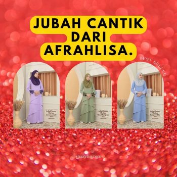 Jubah Cantik Dari AFRAHLISA.