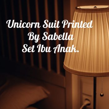 Unicorn Suit Printed By Sabella, Set Ibu Anak.