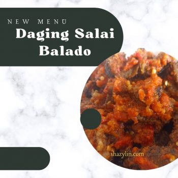 Daging Salai Balado, Menu Kegemaran Suami.